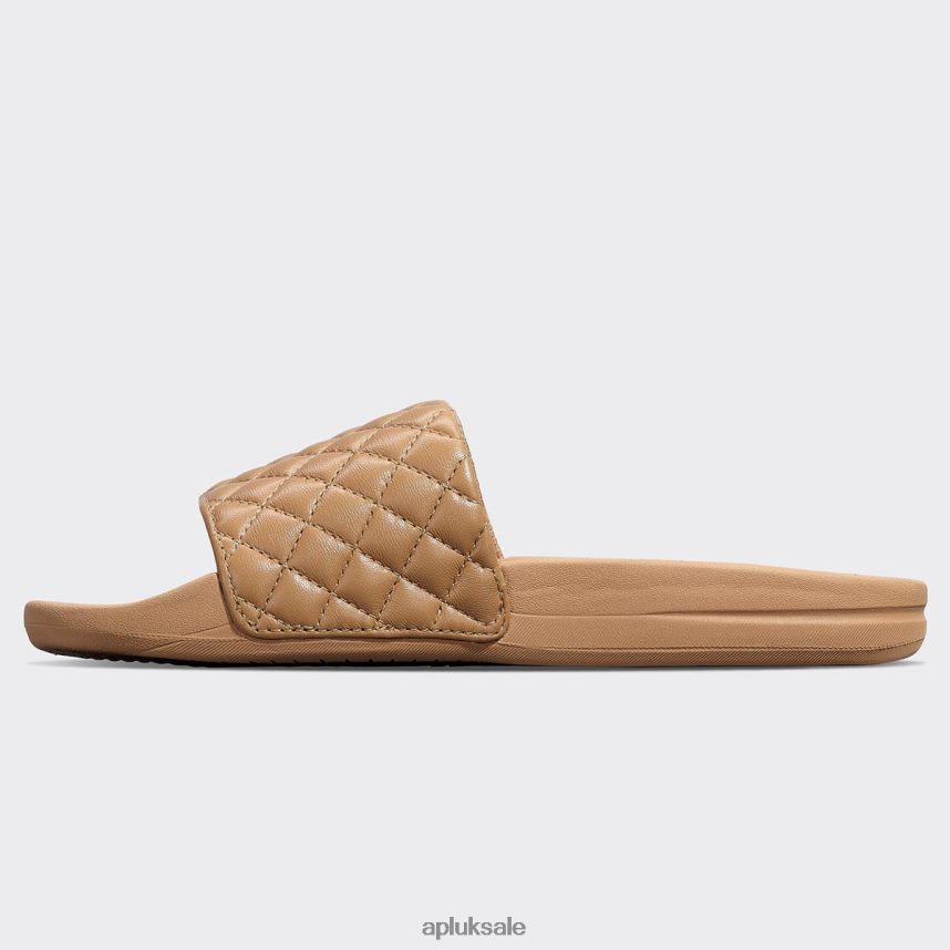 APL Lusso Slide 15 - VH8XNZ1008 APL Shoes UK Tan Men Slides