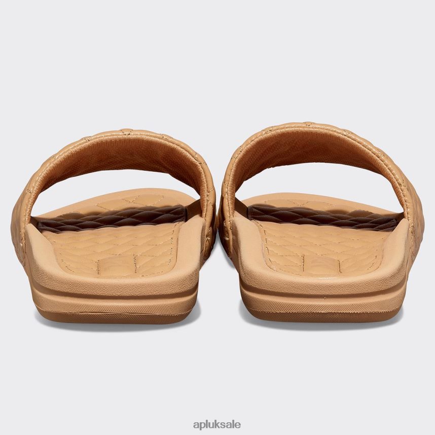APL Lusso Slide 15 - VH8XNZ1008 APL Shoes UK Tan Men Slides