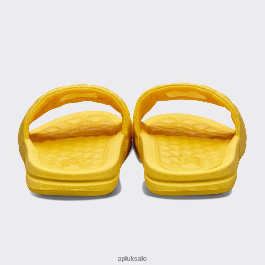 APL Lusso Slide 15 - VH8XNZ1026 APL Shoes UK Racing Yellow Men Slides
