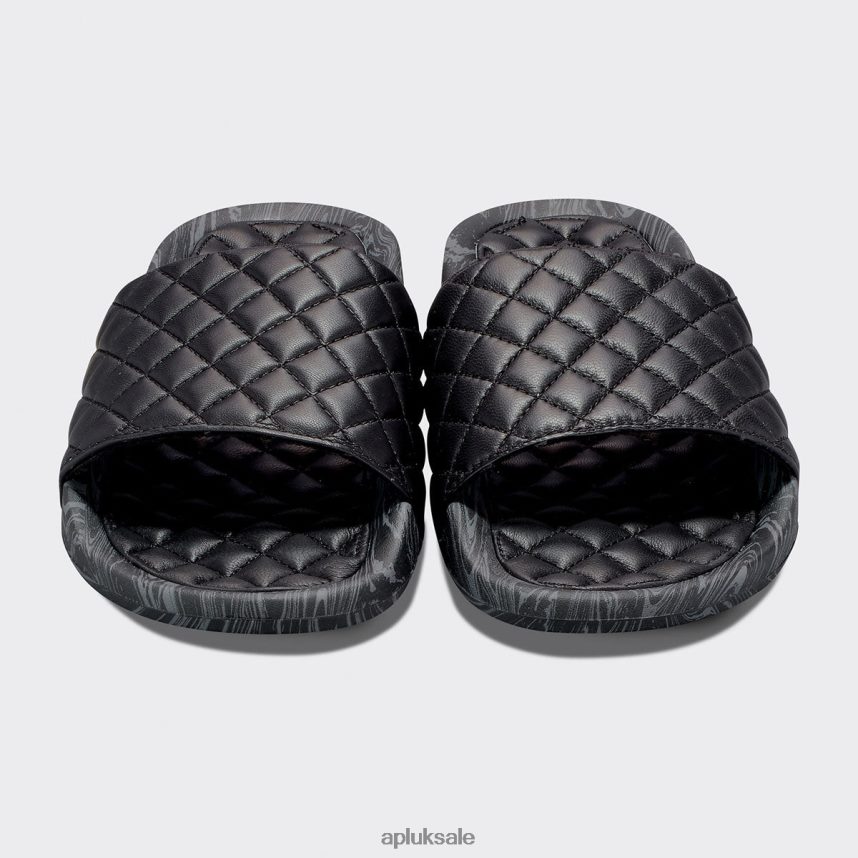 APL Lusso Slide 15 - VH8XNZ1029 APL Shoes UK Black/Anthracite/Marble Men Slides