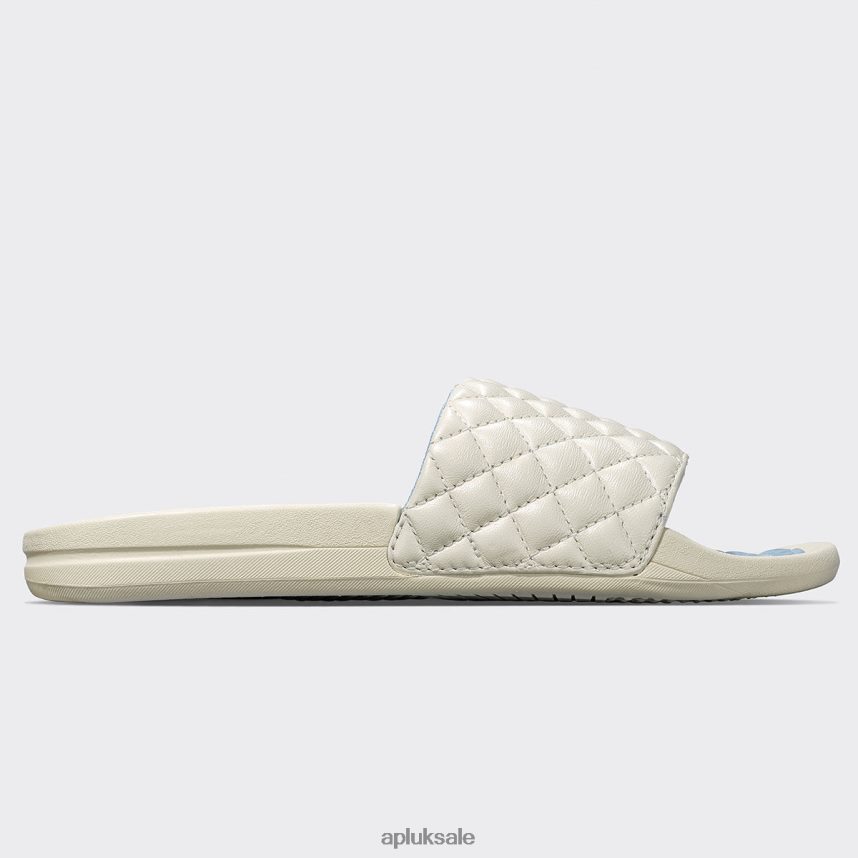 APL Lusso Slide 15 - VH8XNZ985 APL Shoes UK Pristine/Ice Blue Men Slides