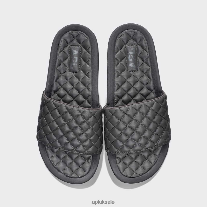 APL Lusso Slide 15 - VH8XNZ995 APL Shoes UK Asteroid Men Slides