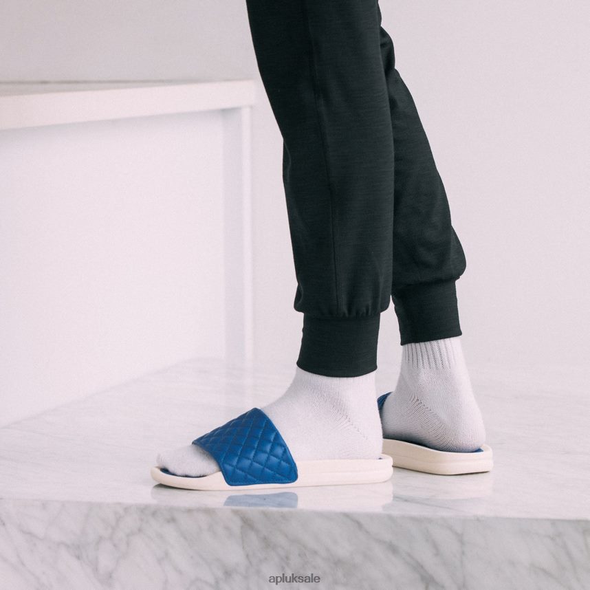 APL Lusso Slide 16 - VH8XNZ1040 APL Shoes UK Cobalt/Pristine Men Slides