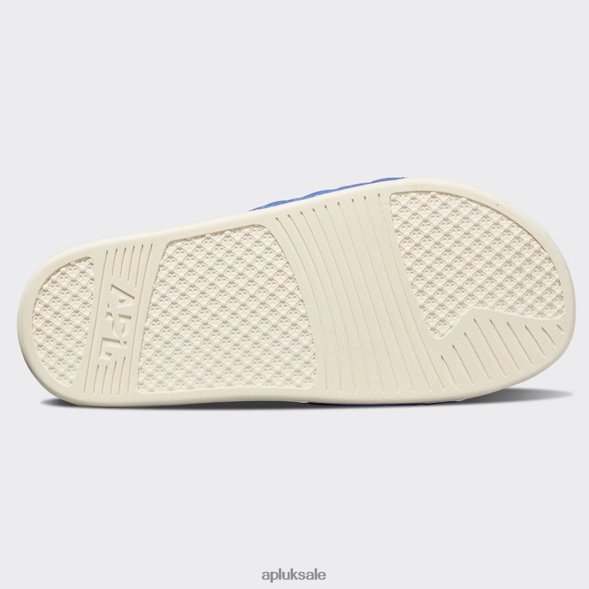 APL Lusso Slide 16 - VH8XNZ1040 APL Shoes UK Cobalt/Pristine Men Slides