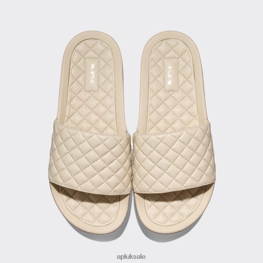 APL Lusso Slide 16 - VH8XNZ1045 APL Shoes UK Parchment Men Slides
