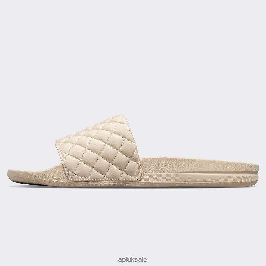 APL Lusso Slide 16 - VH8XNZ1045 APL Shoes UK Parchment Men Slides