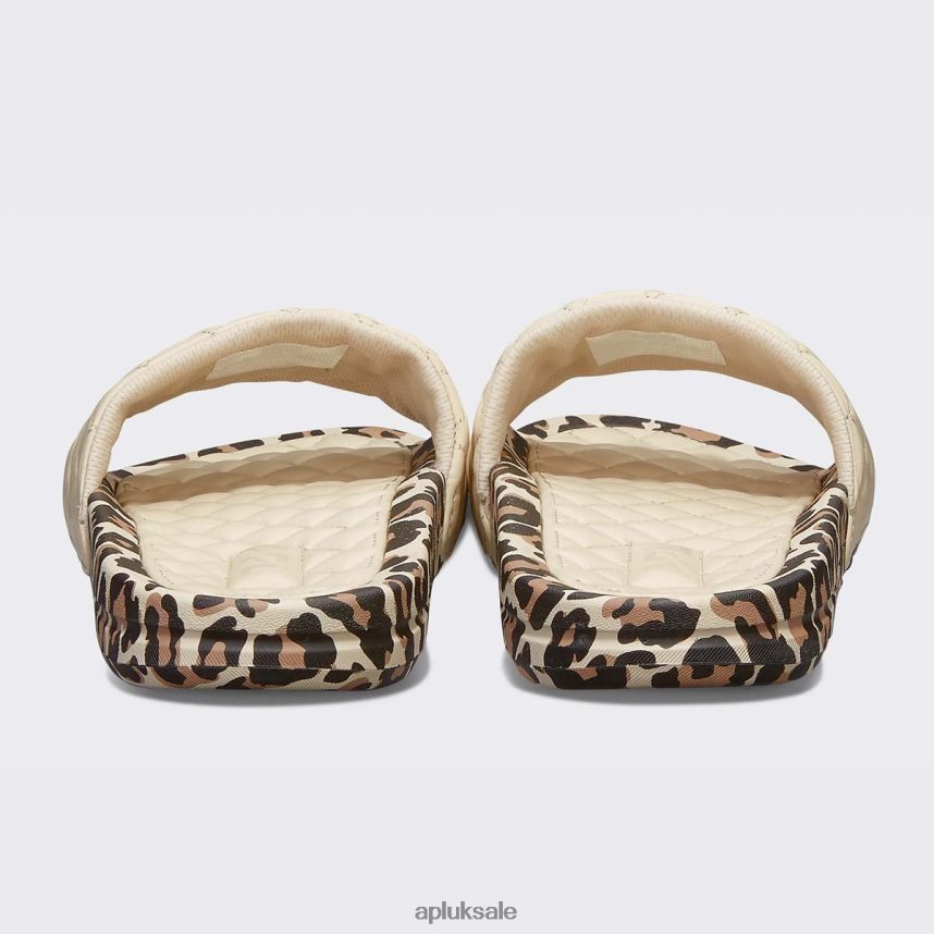 APL Lusso Slide 16 - VH8XNZ1047 APL Shoes UK Parchment/Leopard Men Slides