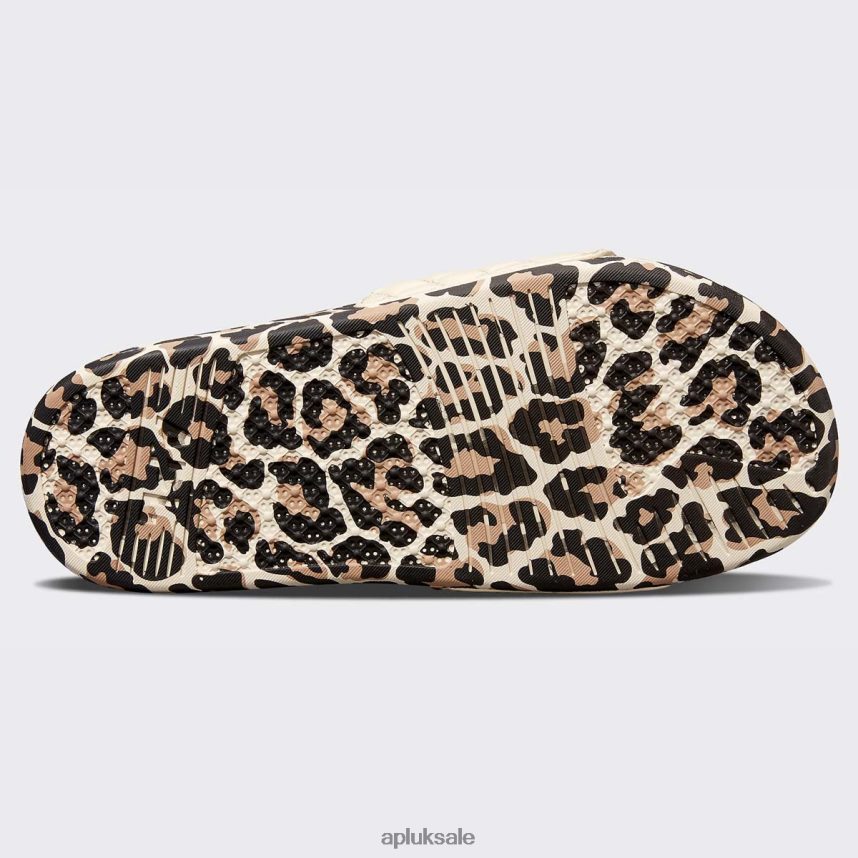 APL Lusso Slide 16 - VH8XNZ1047 APL Shoes UK Parchment/Leopard Men Slides