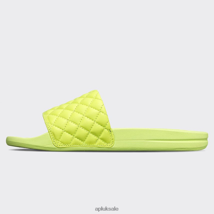 APL Lusso Slide 17 - VH8XNZ1076 APL Shoes UK Bright Citrus Men Slides