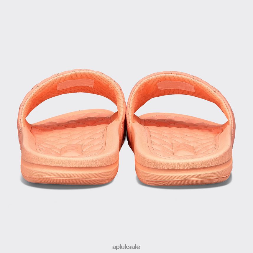 APL Lusso Slide 17 - VH8XNZ1077 APL Shoes UK Neon Peach Men Slides