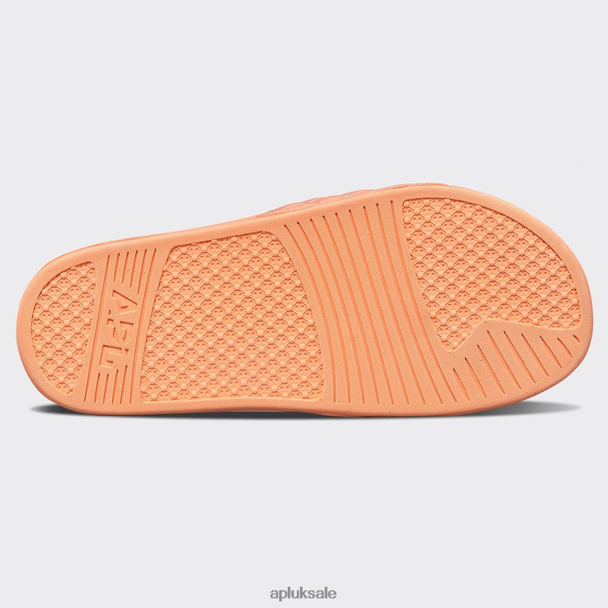 APL Lusso Slide 17 - VH8XNZ1077 APL Shoes UK Neon Peach Men Slides