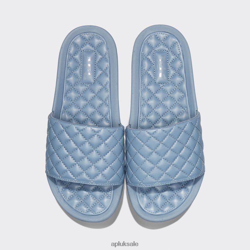 APL Lusso Slide 17 - VH8XNZ1093 APL Shoes UK Slate Men Slides