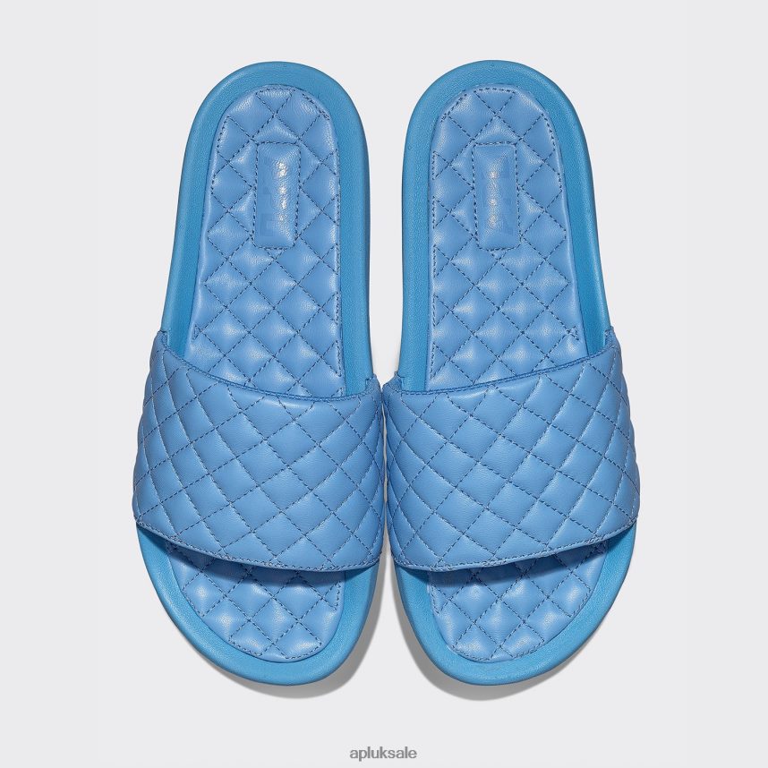 APL Lusso Slide 17 - VH8XNZ1096 APL Shoes UK Coastal Blue Men Slides