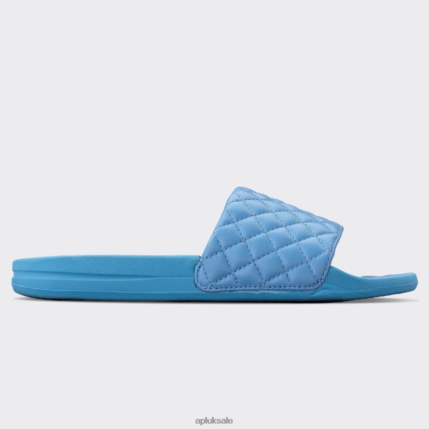 APL Lusso Slide 17 - VH8XNZ1096 APL Shoes UK Coastal Blue Men Slides