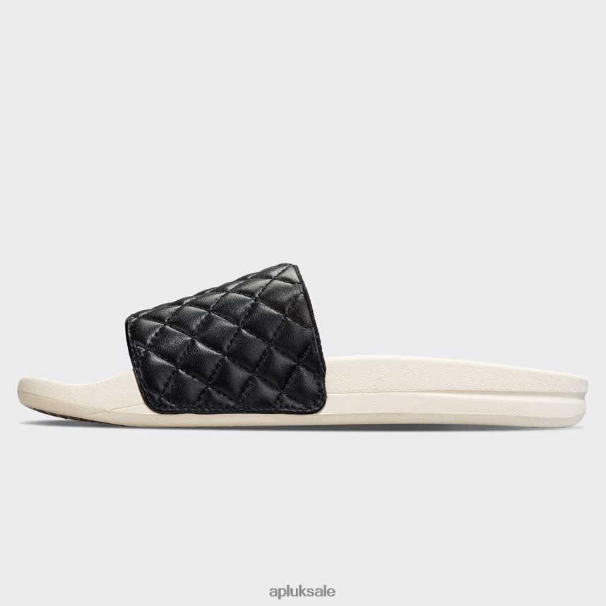 APL Lusso Slide 17 - VH8XNZ1097 APL Shoes UK Black/Pristine Men Slides