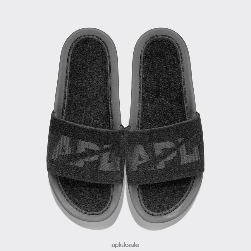 APL TechLoom Velvet Slide - VH8XNZ1000 APL Shoes UK Black Men Slides