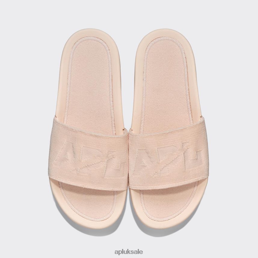 APL TechLoom Velvet Slide - VH8XNZ996 APL Shoes UK Creme Men Slides
