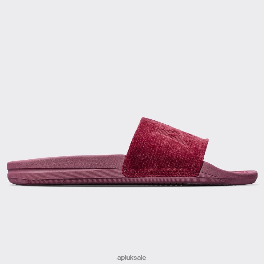 APL TechLoom Velvet Slide - VH8XNZ999 APL Shoes UK Burgundy Men Slides