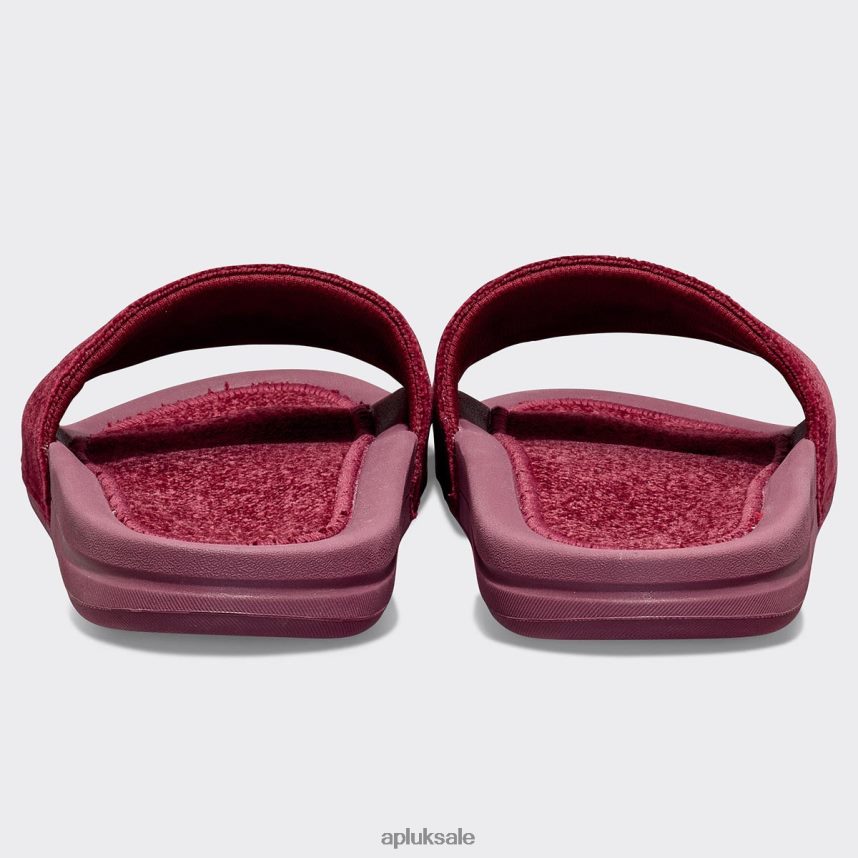 APL TechLoom Velvet Slide - VH8XNZ999 APL Shoes UK Burgundy Men Slides