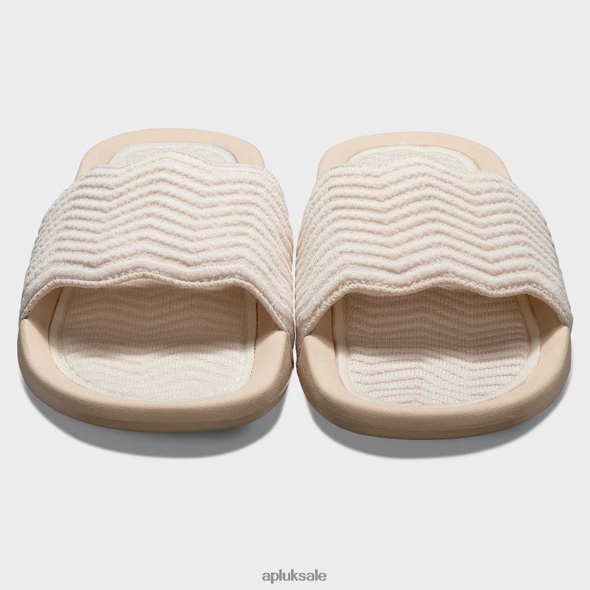 APL TechLoom ZigZag Slide - VH8XNZ986 APL Shoes UK Beach/Ivory Men Slides