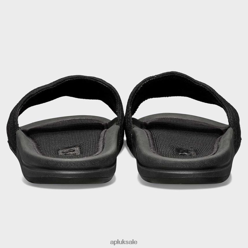 APL TechLoom ZigZag Slide - VH8XNZ988 APL Shoes UK Black Men Slides