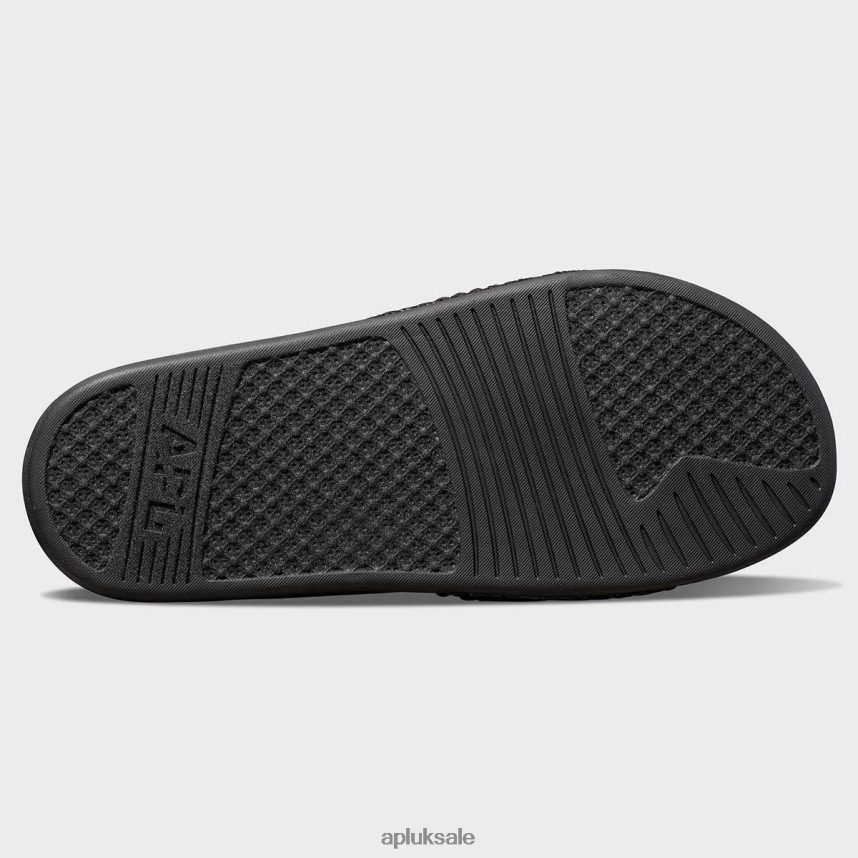 APL TechLoom ZigZag Slide - VH8XNZ988 APL Shoes UK Black Men Slides