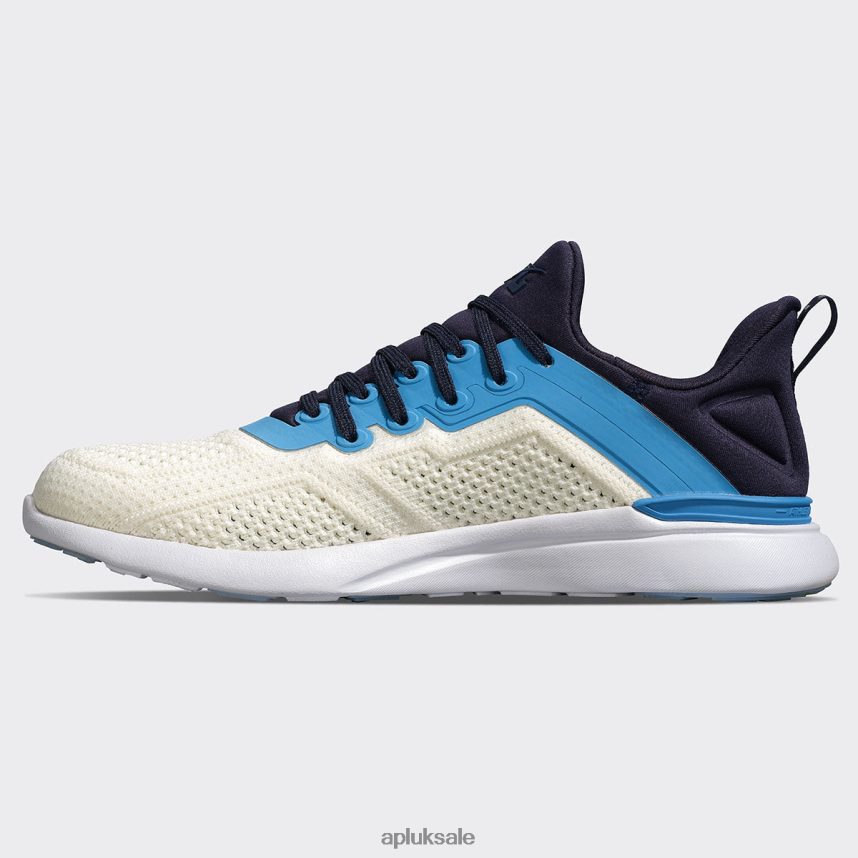 APL TechLoom Tracer 52 - VH8XNZ911 APL Shoes UK Pristine/Coastal Blue/Navy Men Training