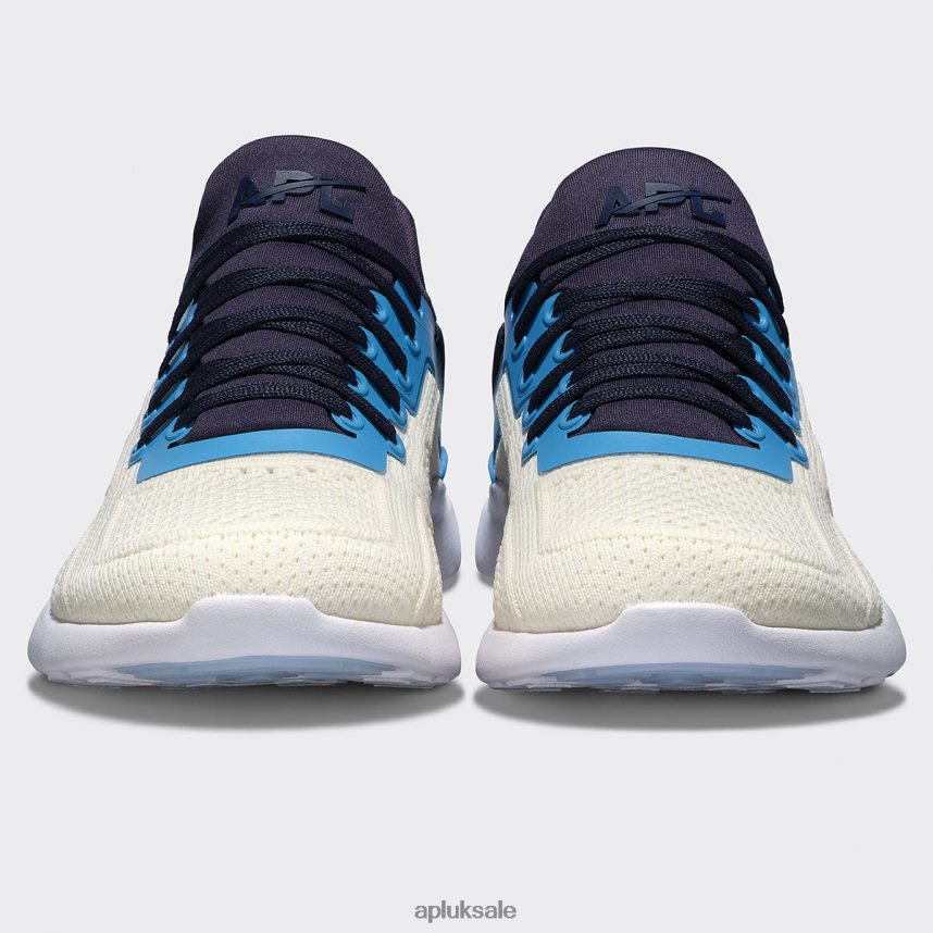 APL TechLoom Tracer 52 - VH8XNZ911 APL Shoes UK Pristine/Coastal Blue/Navy Men Training