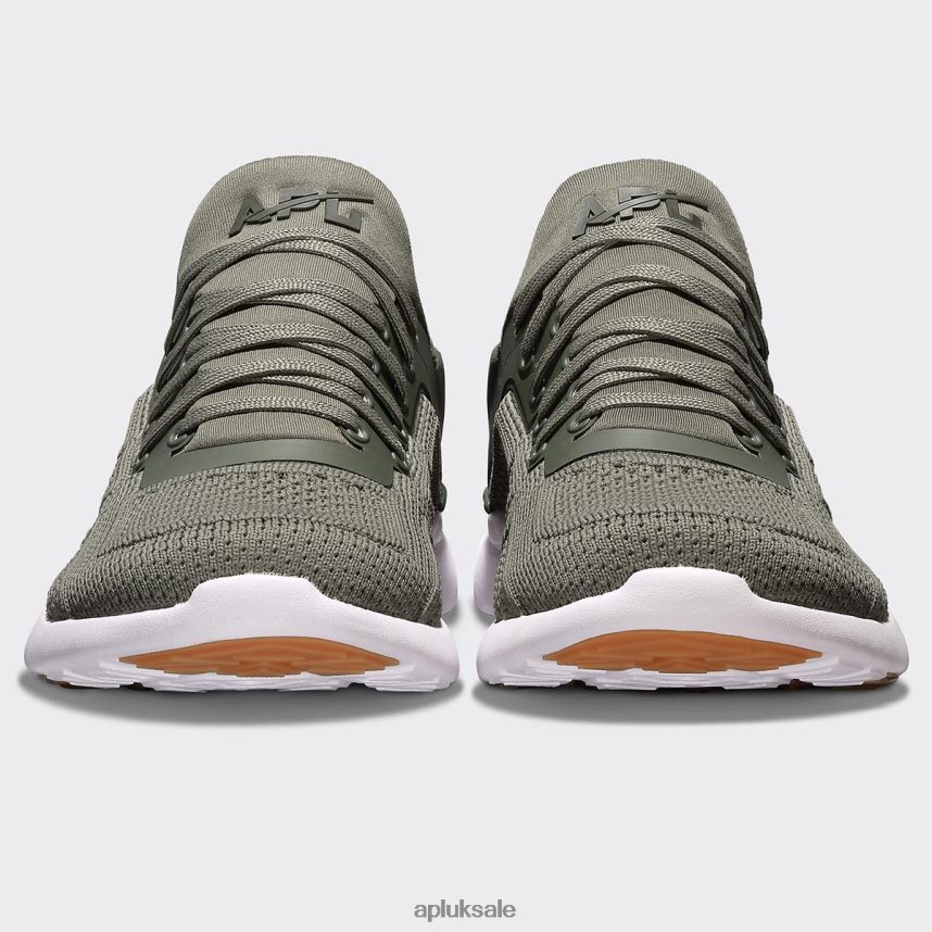 APL TechLoom Tracer 53 - VH8XNZ930 APL Shoes UK Fatigue/White/Gum Men Training