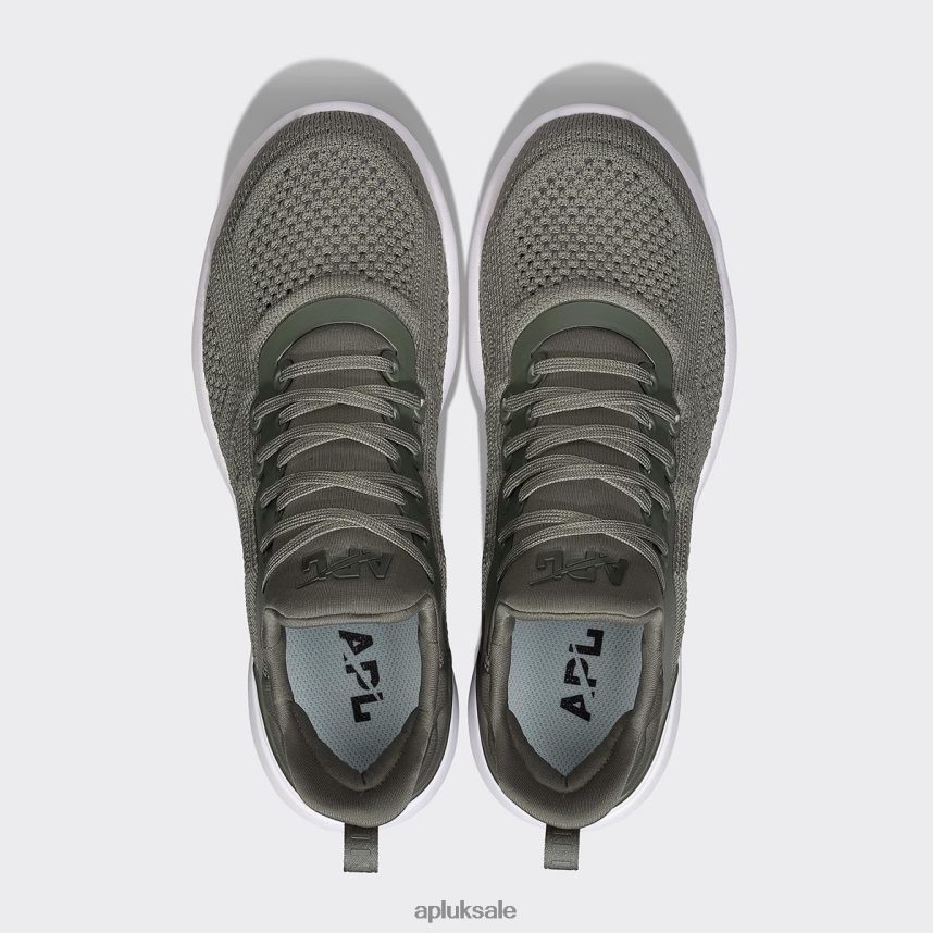 APL TechLoom Tracer 53 - VH8XNZ930 APL Shoes UK Fatigue/White/Gum Men Training