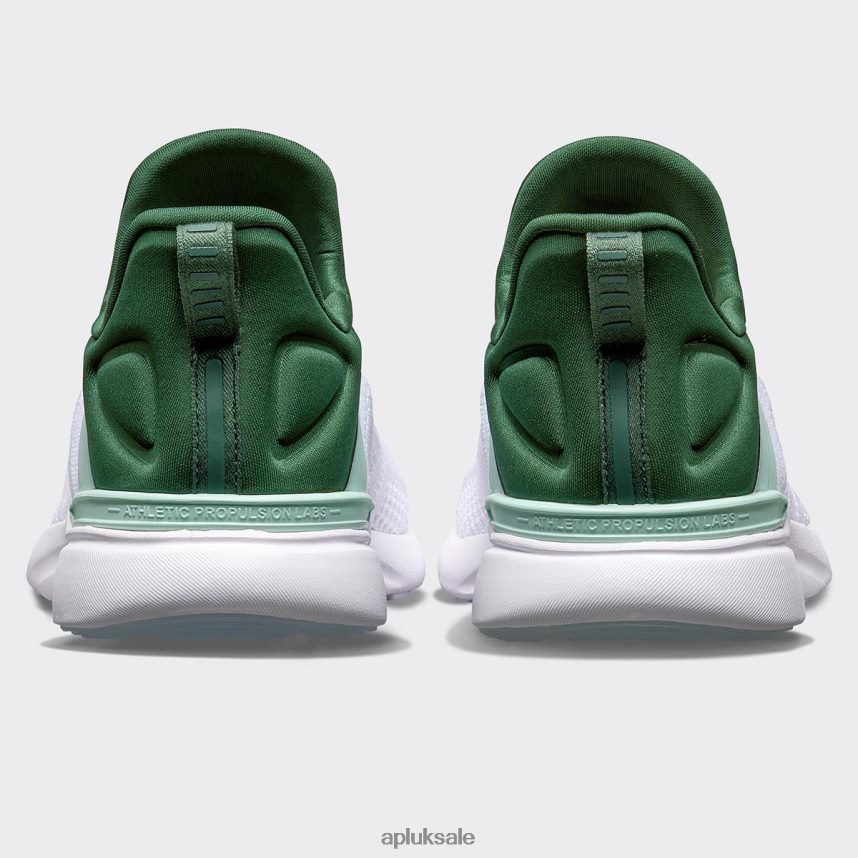 APL TechLoom Tracer 53 - VH8XNZ932 APL Shoes UK White/Great Green/Peppermint Men Training