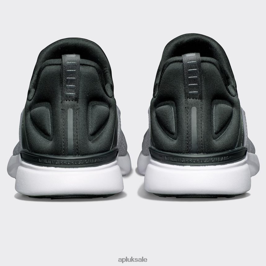 APL TechLoom Tracer 53 - VH8XNZ933 APL Shoes UK Black/Cement/White Men Training