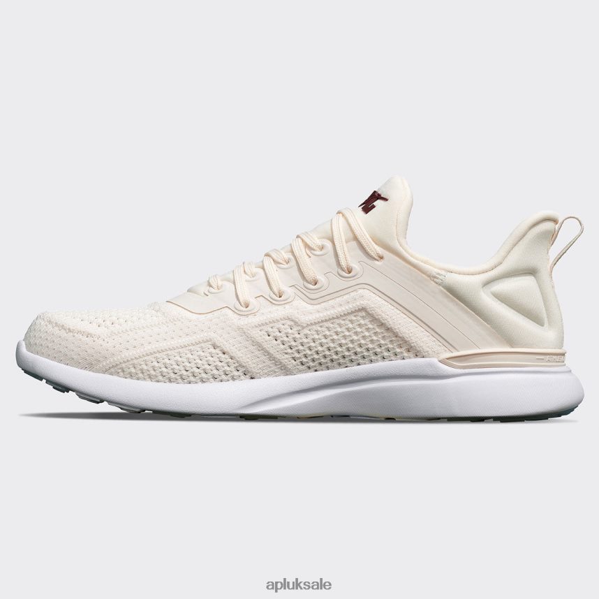 APL TechLoom Tracer 53 - VH8XNZ937 APL Shoes UK Sea Salt/Burgundy/White Men Training