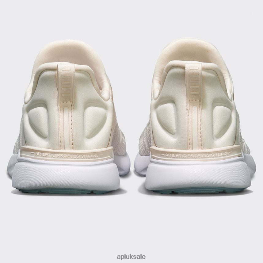 APL TechLoom Tracer 53 - VH8XNZ937 APL Shoes UK Sea Salt/Burgundy/White Men Training