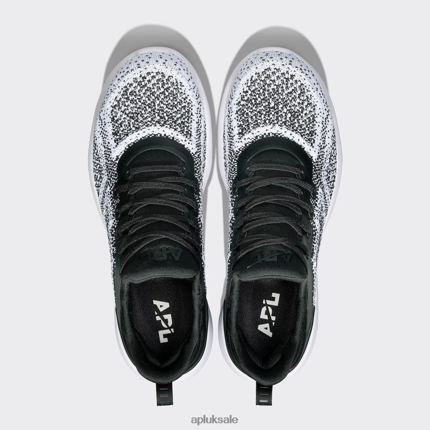 APL TechLoom Tracer 53 - VH8XNZ940 APL Shoes UK Black/White/Ombre Men Training