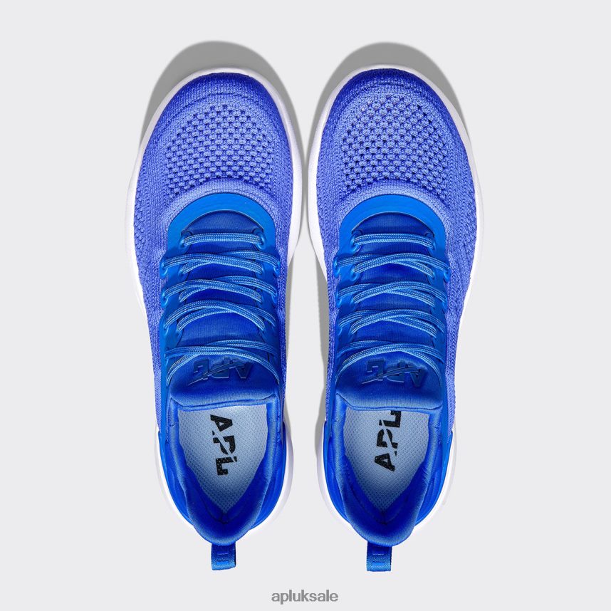 APL TechLoom Tracer 54 - VH8XNZ947 APL Shoes UK Cobalt/White/Clear Men Training