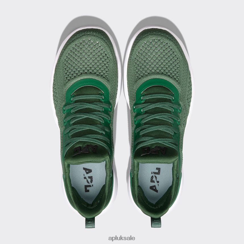 APL TechLoom Tracer 54 - VH8XNZ957 APL Shoes UK Great Green/White/Black Men Training