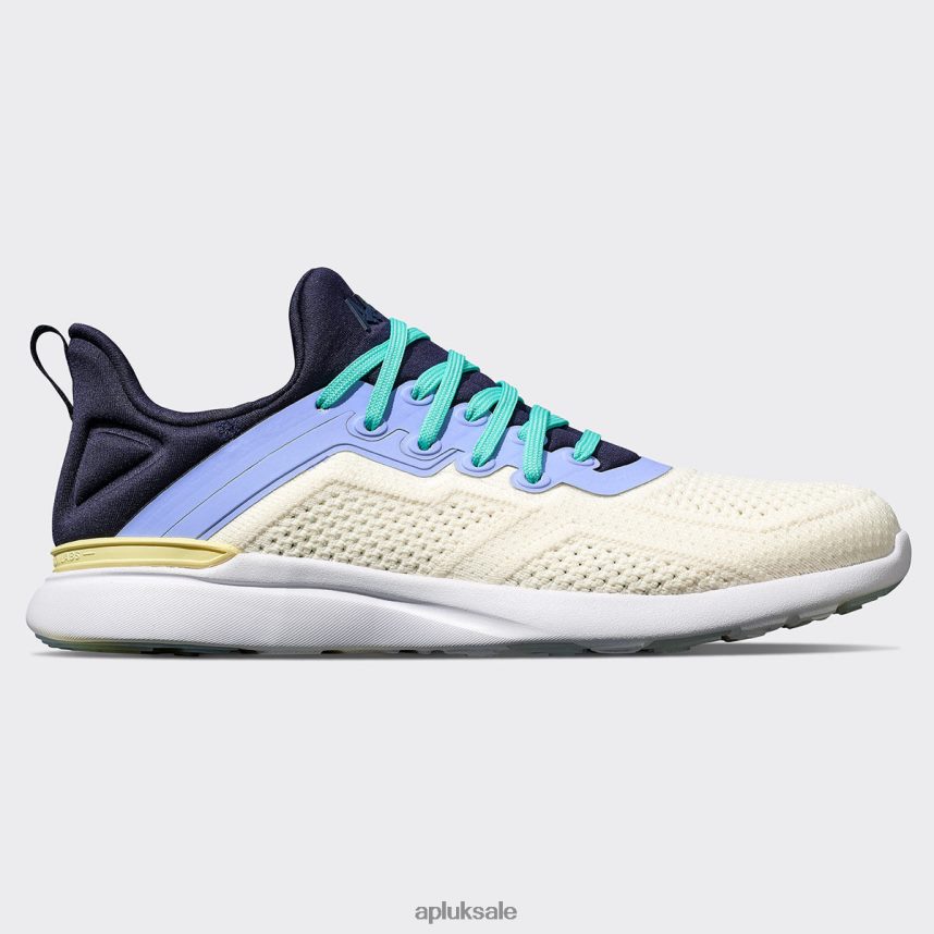 APL TechLoom Tracer 55 - VH8XNZ963 APL Shoes UK Pristine/Midnight/Bellflower Men Training
