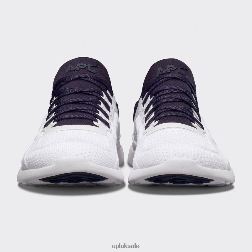 APL TechLoom Tracer 55 - VH8XNZ967 APL Shoes UK White/Midnight Men Training