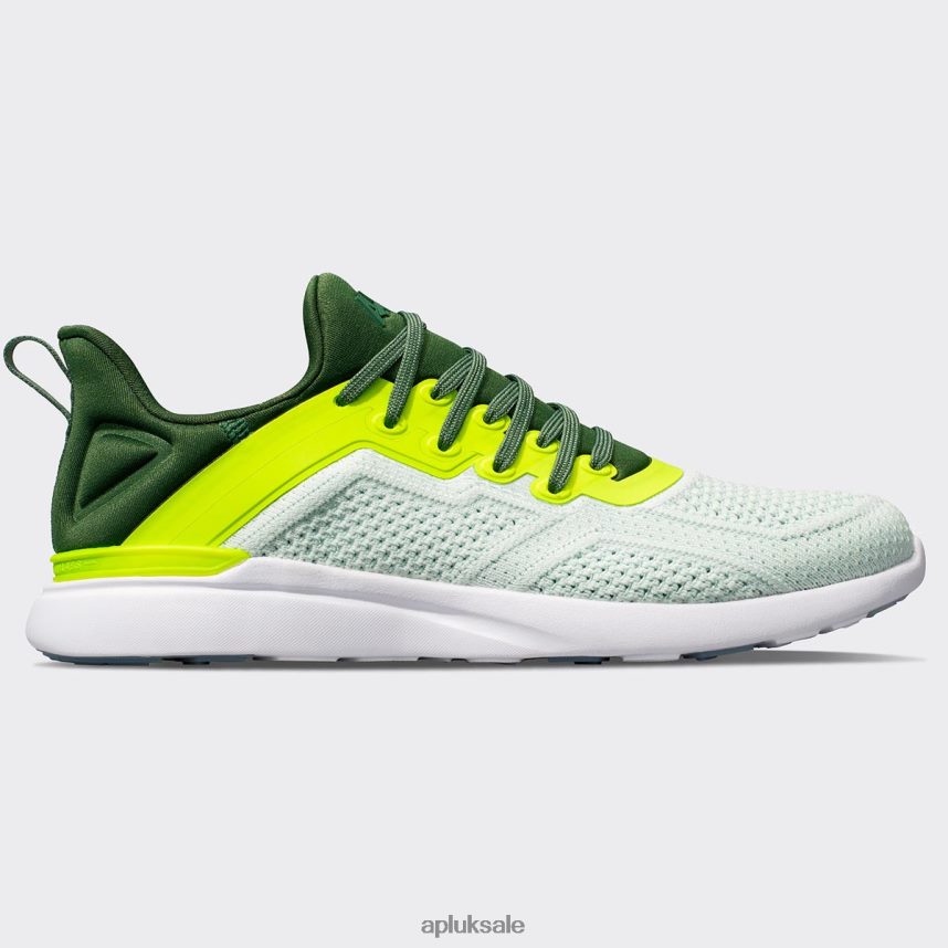 APL TechLoom Tracer 55 - VH8XNZ970 APL Shoes UK Dark Green/Energy/Peppermint Men Training