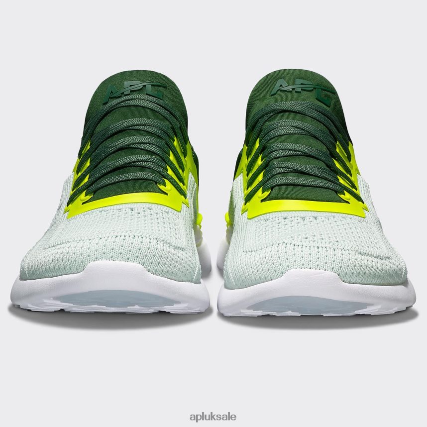 APL TechLoom Tracer 55 - VH8XNZ970 APL Shoes UK Dark Green/Energy/Peppermint Men Training