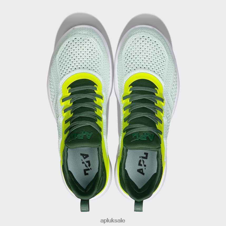 APL TechLoom Tracer 55 - VH8XNZ970 APL Shoes UK Dark Green/Energy/Peppermint Men Training