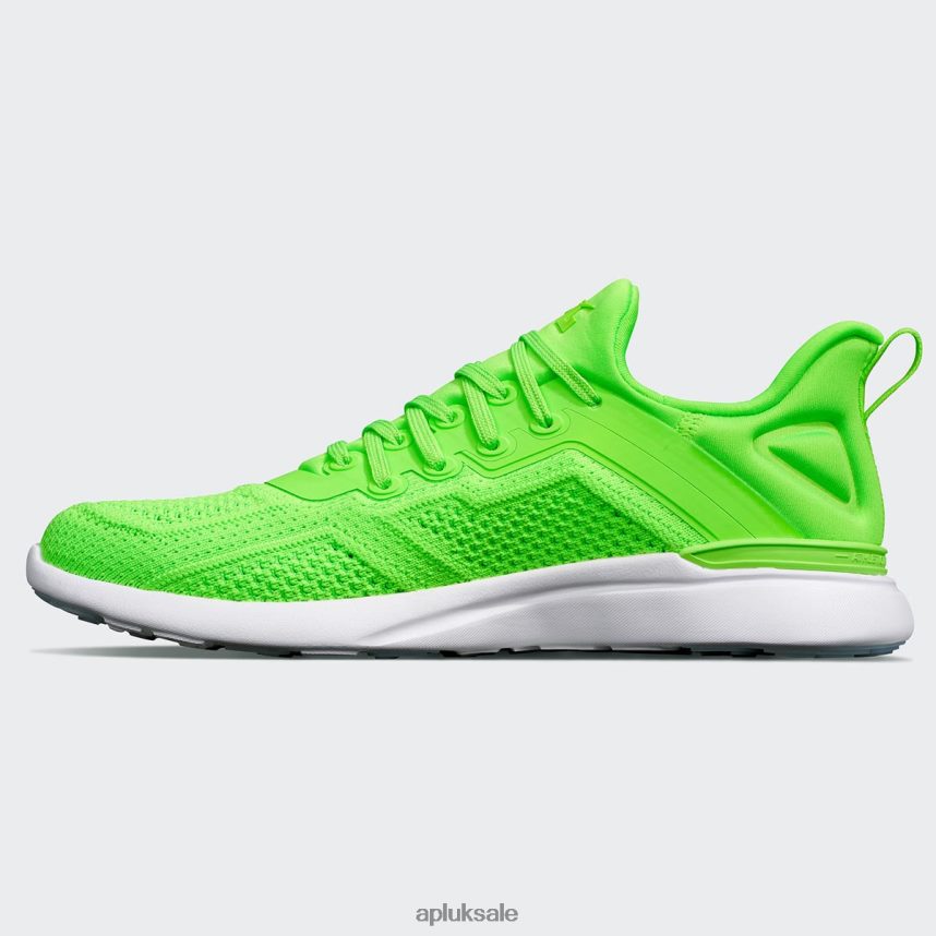 APL TechLoom Tracer 55 - VH8XNZ971 APL Shoes UK Green/White/Clear Men Training