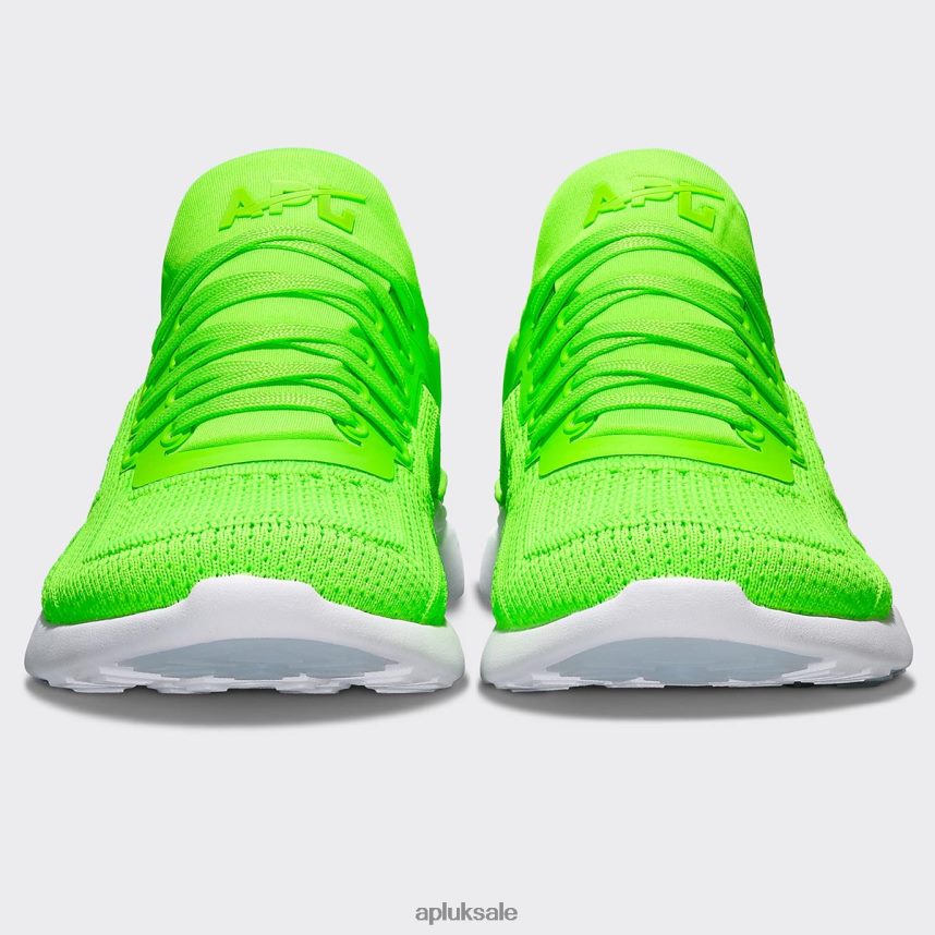 APL TechLoom Tracer 55 - VH8XNZ971 APL Shoes UK Green/White/Clear Men Training