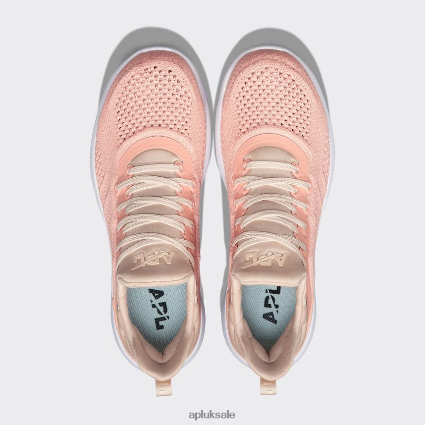 APL TechLoom Tracer 55 - VH8XNZ972 APL Shoes UK Blush/Beach/White Men Training