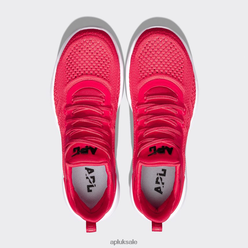 APL TechLoom Tracer 55 - VH8XNZ973 APL Shoes UK Red/White/Black Men Training