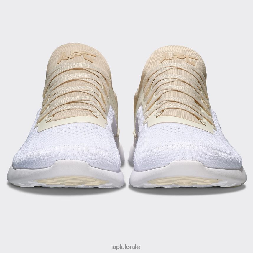 APL TechLoom Tracer 55 - VH8XNZ975 APL Shoes UK Beach/Pristine/White Men Training