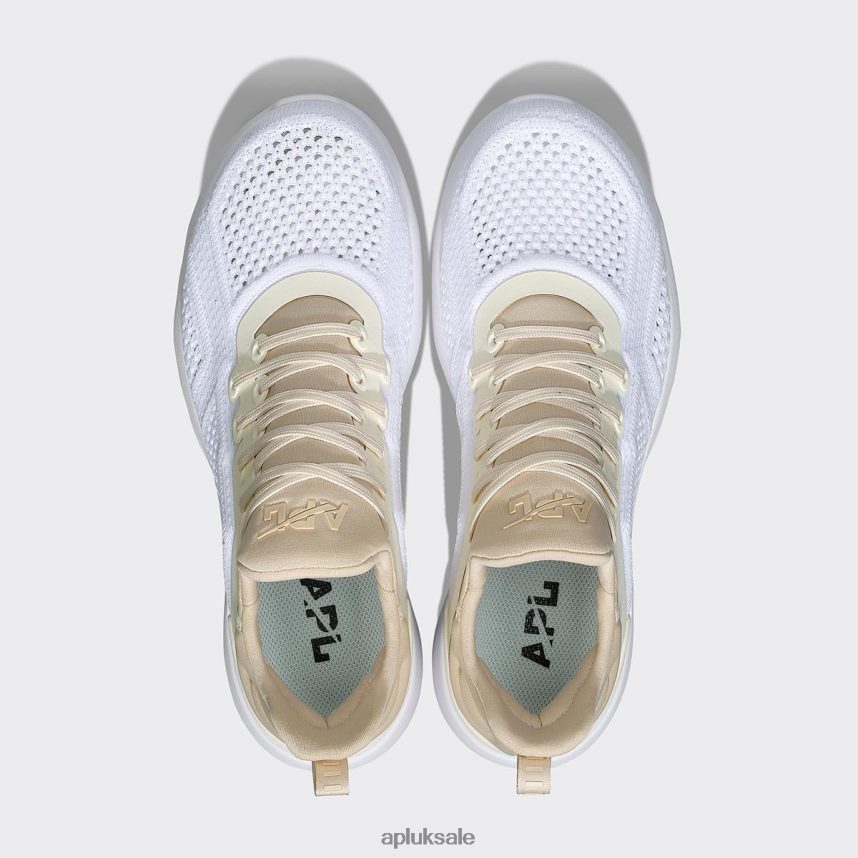 APL TechLoom Tracer 55 - VH8XNZ975 APL Shoes UK Beach/Pristine/White Men Training