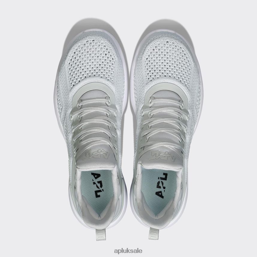 APL TechLoom Tracer 56 - VH8XNZ979 APL Shoes UK Steel Grey/White Men Training