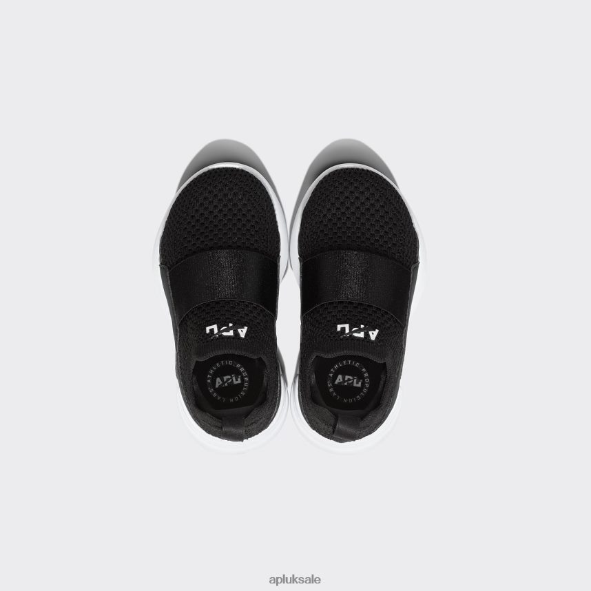 APL TechLoom Bliss 1 - VH8XNZ1125 APL UK Sale Black/White Kids Sneakers
